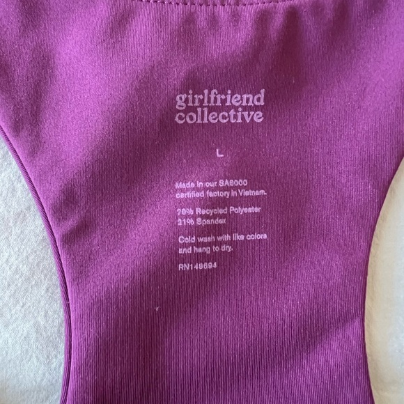 Girlfriend Collective Paloma racerback bra - Picture 3 of 4